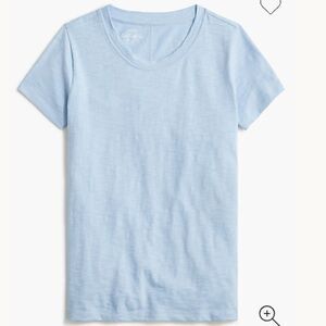 j crew factory aj089. Girlfriend Crewneck Tee For Women blue NWT size S